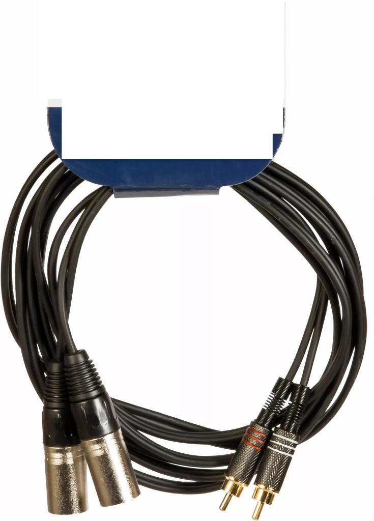 2 Rca Erkek-2 Xlr Erkek Kablo 1 metre
