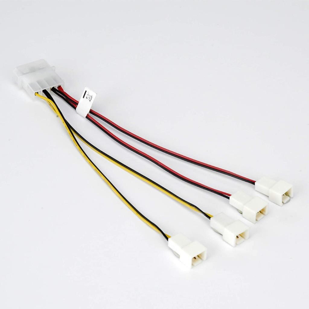 Molex to 4X3 pin Fan Çoklayıcı