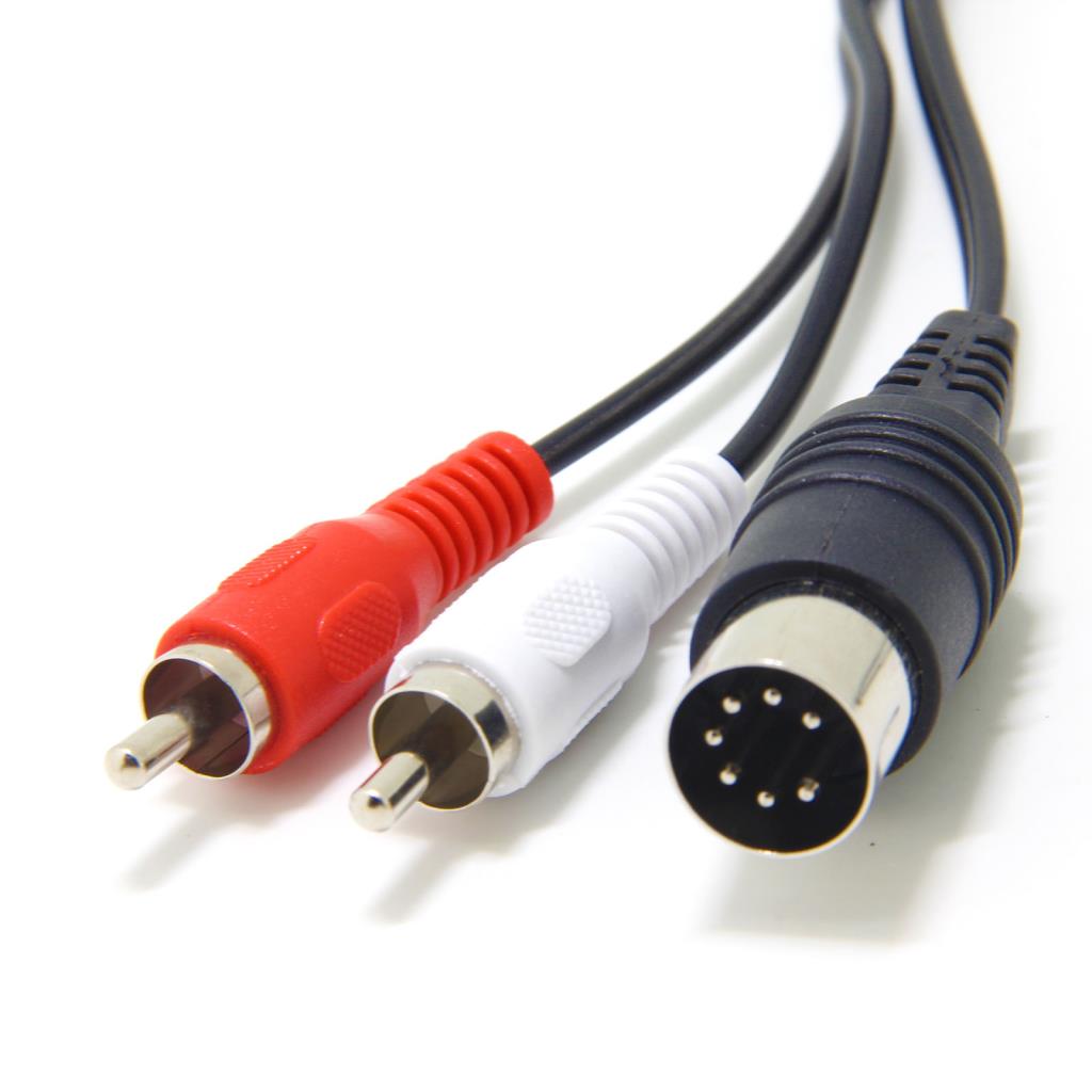 7 Pin Din Rca Kablo 1.5 metre