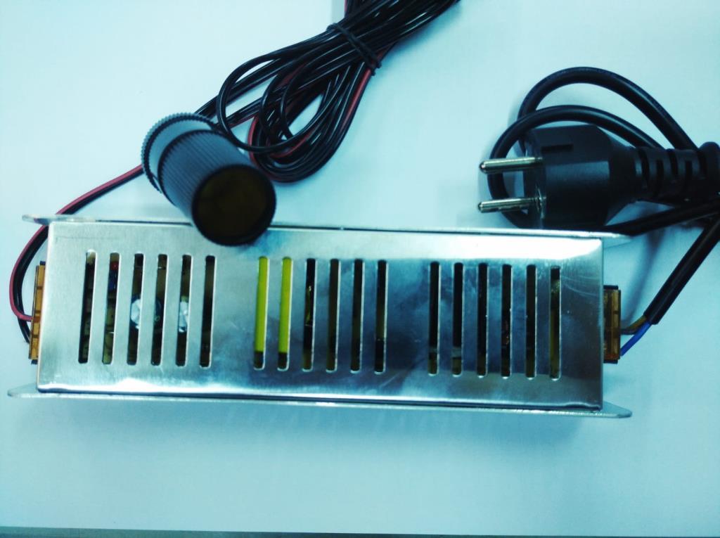 12 Volt 15 Amper Çakmak Fişli Adaptör(Hava Kompresörü için)