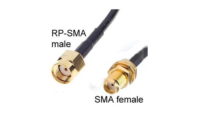 Rp-Sma Erkek Sma Dişi Kablo 1 Metre