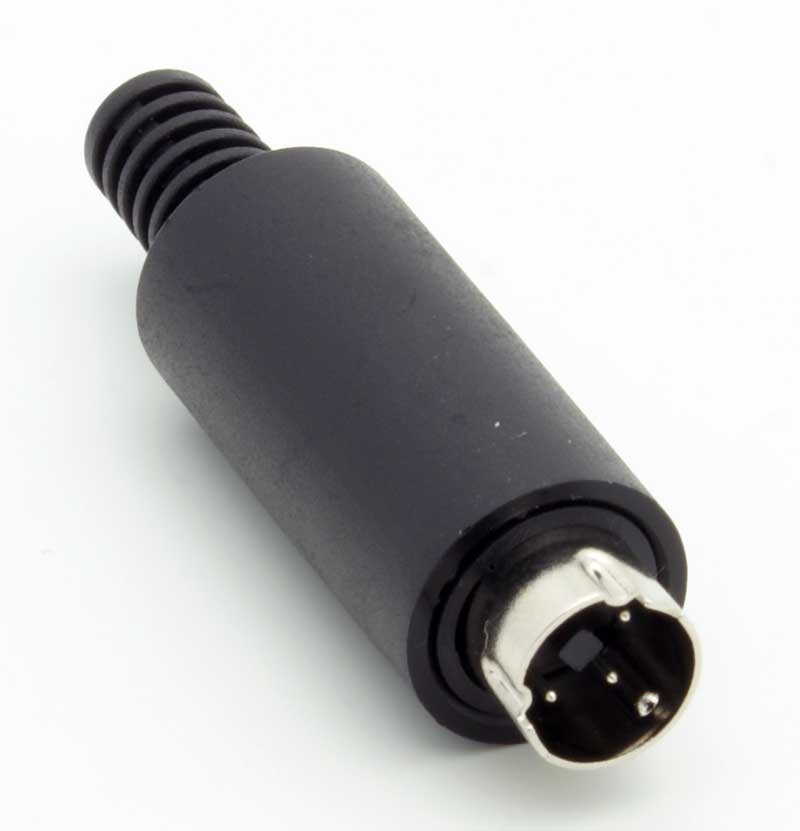 3 pin mini din erkek konnektör