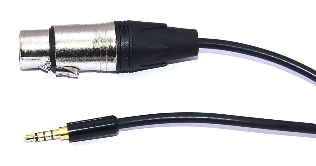 Cep Telefonu Mikrofon Kablosu 3.5 mm to Xlr Dişi 2 Metre 