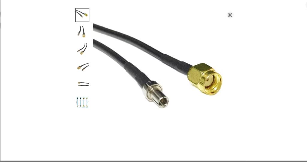 Rp-Sma Erkek - Ts9 Erkek Kablo 1 metre