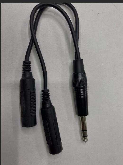 6.3 mm Stereo - 2x6.3 mm Mono Sağ-Sol Çoklayıcı