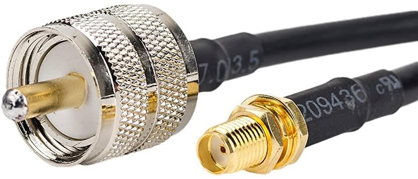 Pl-259 Uhf Erkek-Sma Dişi Kablo 2 Metre