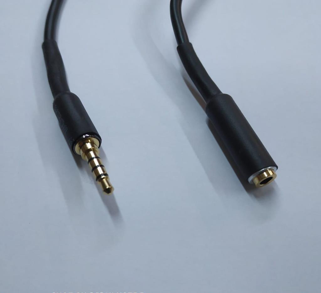 3.5 mm Stereo Uzatma Kablo 4 Boğumlu 1 Metre