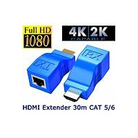 HDMI Extender 4K 3D RJ45 Cat6 ile 30M HDMI Uzatıcı