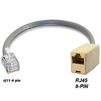 RJ11 Erkek-RJ45 Di�i �evirici