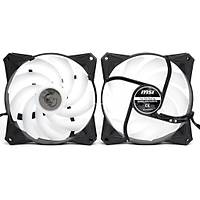 MSI Argb 120mm Fan 4pin Pwm + 5v 3pin - Apa1225m12 Mag 240r 360)