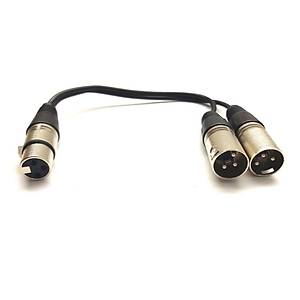 Xlr Y kablo ( 1 di�i-2 erkek)