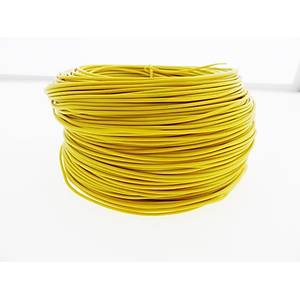  Yumu�ak Silikon Nyaf Kablo 1.5mm  SARI 1 mt