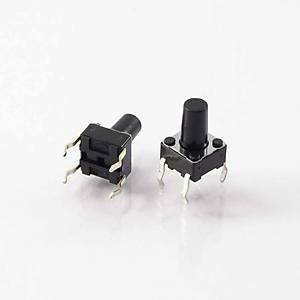 6x6x4.3mm 4 Pinli Push Buton - Tact Switch 10 adet