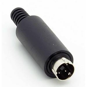 3 pin mini din erkek konnekt�r