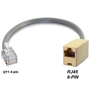 RJ11 Erkek-RJ45 Di�i �evirici