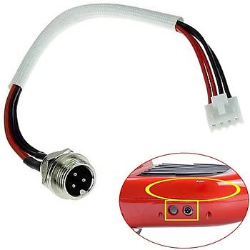 Elektrikli Scooter �arj Yuvas� 3 Pin 