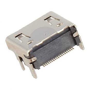 HDMI Di�i Soket 19 Pin Kart Tipi 90 Derece