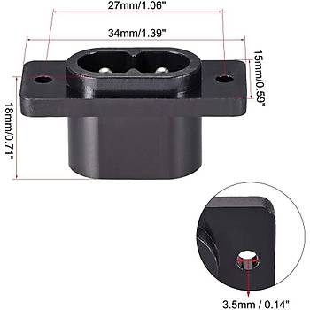 2 Pin Power Erkek �ase