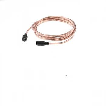 2 Pin Din Alman Tip Erkek-Di�i Hoparl�r Kablosu 3 Metre