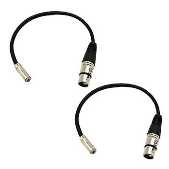 Xlr Dii-3.5 mm Dii Stereo evirici