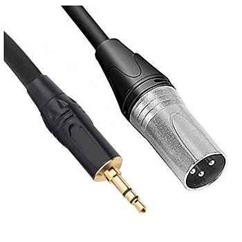 3-Pin XLR Erkek - 3,5 mm Stereo Erkek Ses Kablosu 7 metre