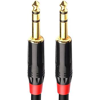 6.3 mm Trs Stereo Erkek-Erkek Kablo 15 metre