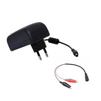 Ak�l� Ara� �arj Adapt�r� 12 Volt 1 Amper