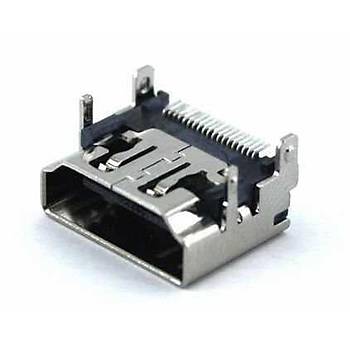 HDMI Di�i Soket 19 Pin Kart Tipi 90 Derece