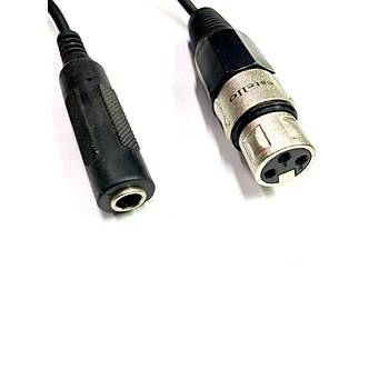 Xlr Di�i - 6.3mm Mono Di�i �evirici Kablo