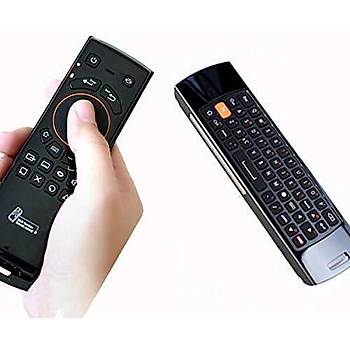 Air Mouse + Mini Klavye + kumanda 