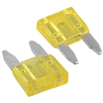 Oto Mini Bak Sigorta 20 amper 5 adet