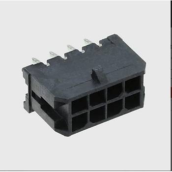 8 Pin Micro Fit 3.0 mm Konnektr Kart Tipi 180 derece