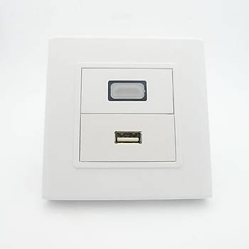 Hdm -Usb Duvar prizi