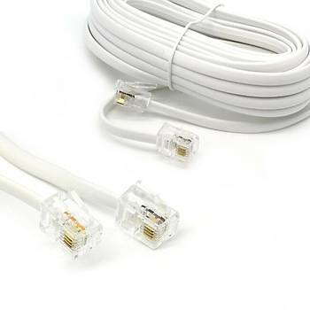 Telefon Kablosu 3 mt  10 adet