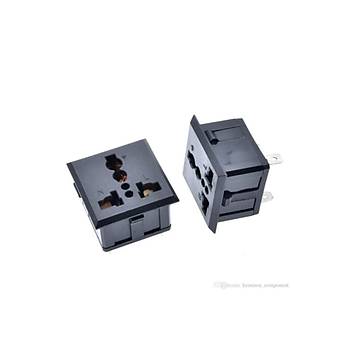 45x45 mm Universal Priz Siyah