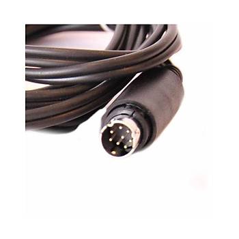 8 Pin Mini Din Kablo 1.8 mt (ses sistemleri i�in )