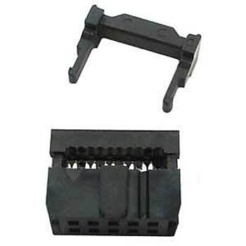 10 Pin Idc Yass� Kablo tipi Di�i konnekt�r 10 adet