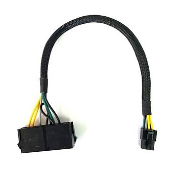 Dell OptiPlex Power 24 Pin to 6 Pin Adapt�r Kablo
