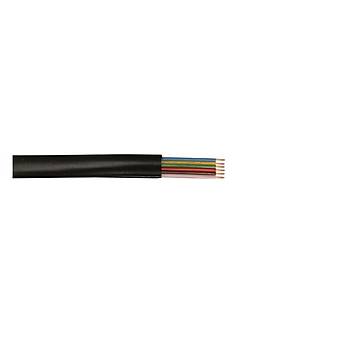 Siyah 6 l� Yass� Telefon Kablosu 1 metre