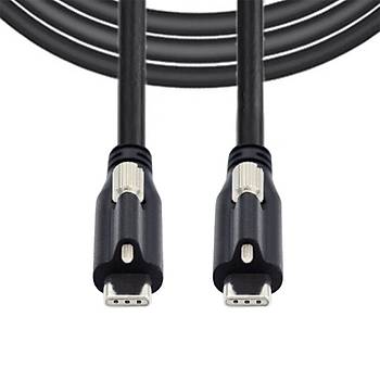 USB 3.1 Type-C to USB Type-C Kilitli Veri G�� Kablosu 3 metre