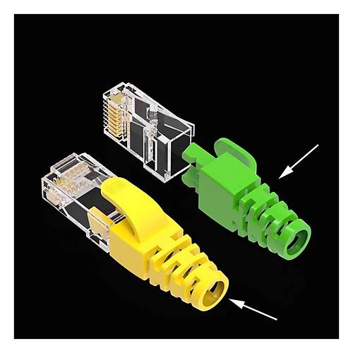 Ez-rj45 Yeni Nesil jack K�l�f� Kar���k Renk 100 adet