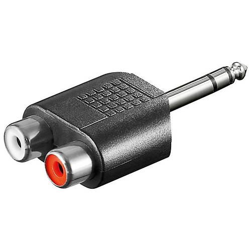 6.3 mm Stereo Erkek-2 Rca Di�i �evirici
