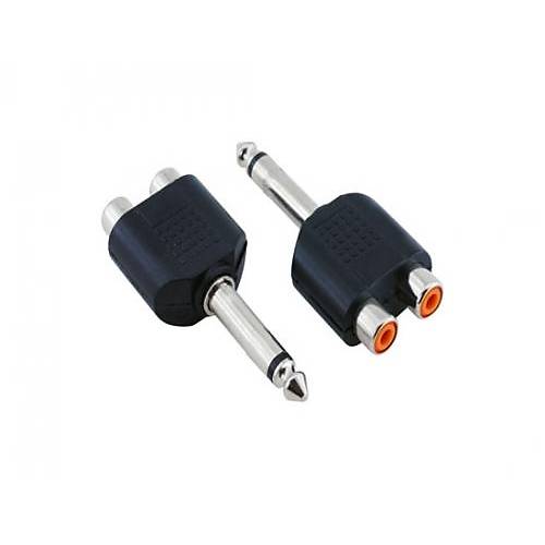 6.3 mm Mono Erkek-2 Rca Di�i �evirici
