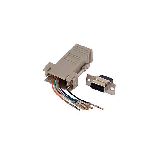 9 pin Di�i rj45 d-sub modular adapt�r