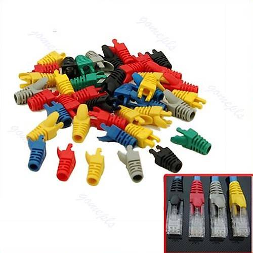 Ez-rj45 Yeni Nesil jack K�l�f� Kar���k Renk 100 adet
