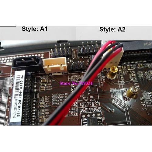 ITX Mini PC Mini PH 2.54mm  4 Pin - SATA G�� Kablosu 25cm