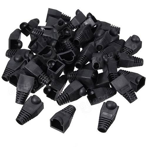 Rj45 K�l�f Siyah 100 adet