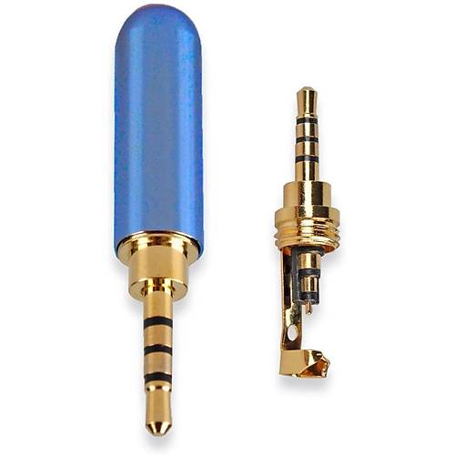2.5 mm Stereo Metal Jack 4 Bo�umlu