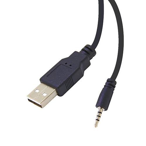 Intercom USB Kablosu �arj Kablosu(usb to 3.5 mm stereo jack)