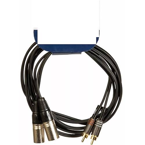 2 Rca Erkek-2 Xlr Erkek Kablo 2 metre